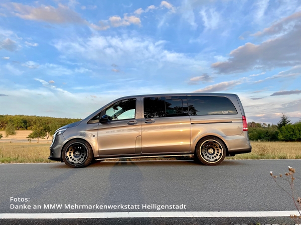 9x20 ET47 Twin-Monotube-Projekt-AT20-Zero Alufelge schwarz für Mercedes Vito 447